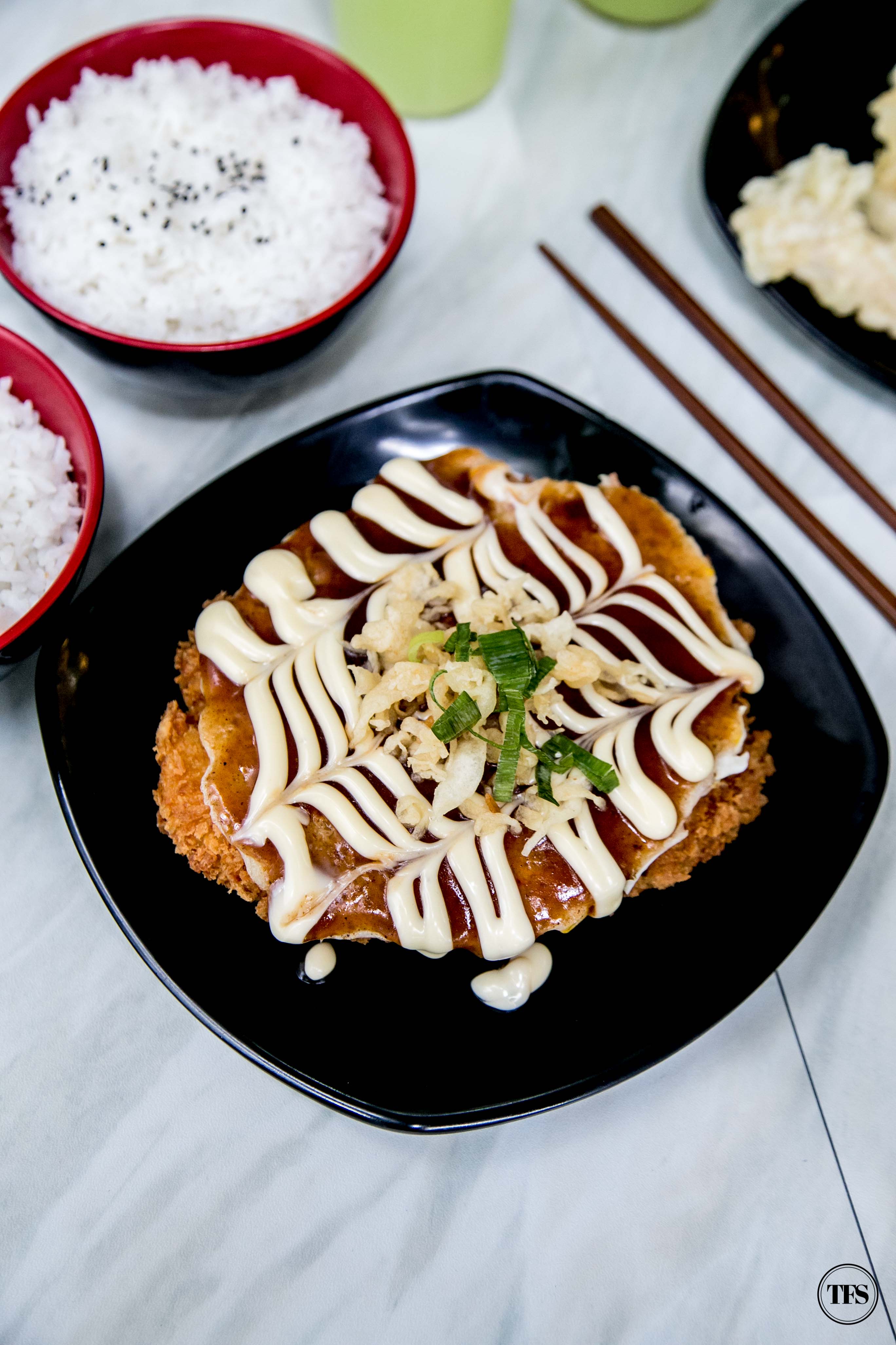 tokyo tokyo chicken katsu okonomiyaki